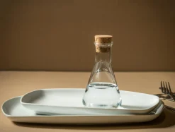 Półmisek porcelanowy QUADRO biały 30x19.5 cm