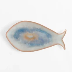 inny Półmisek z melaminy w kształcie ryby 35x18 cm MIX