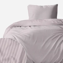 Pościele|inny Pościel bawełniana adamaszek pudrowy róż PURE 140x200 cm