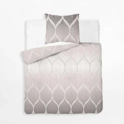 inny Pościel bawełniana beżowa HOME SATIN 140x200 cm