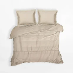 Pościele|Eurofirany Pościel bawełniana beżowa RETRO 160x200 cm