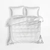 Eurofirany Pościel bawełniana biała RETRO 160x200 cm