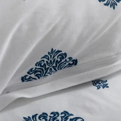 Darymex Pościel bawełniana biało-niebieska JERSEYLOVE 220x200 cm