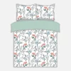 inny Pościel bawełniana kwiecisty ogród LINETTE 160x200 cm