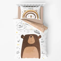 Dzieci Faro Pościel bawełniana LULULAND MISIEK 140x200 cm