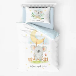 Dzieci Faro Pościel bawełniana LULULAND KOALA 140x200 cm