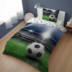 Dzieci inny Pościel bawełniana młodzieżowa PIŁKA 140x200 cm
