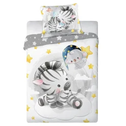 Pościel Dla Dzieci|Pościele|Faro Pościel bawełniana PRZYTULAKI ZEBRA 100x135 cm