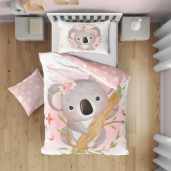 Dzieci Faro Pościel bawełniana PRZYTULAKI KOALA 100x135 cm