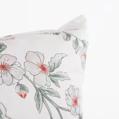 inny Pościel bawełniana w białe kwiaty SO DREAMY 160x200 cm