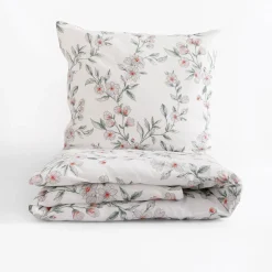 Pościele|inny Pościel bawełniana w białe kwiaty SO DREAMY 220x200 cm