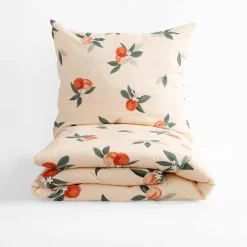 inny Pościel bawełniana w brzoskwinie LINETTE 140x200 cm