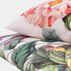 Pościel bawełniana w kwiaty MIRELLECONTRA 160x200 cm