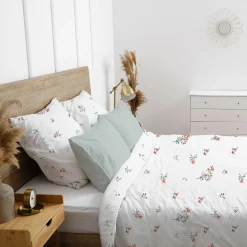 Faro Pościel bawełniana w kwiaty COTTAGE HOME 220x200 cm