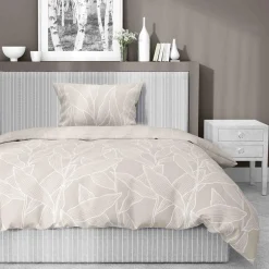 Pościele|inny Pościel bawełniana w liście różowa HOME SATIN 140x200 cm