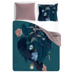 Pościele|Faro Pościel bawełniana w liście i kwiaty NEW TRENDY 160x200 cm