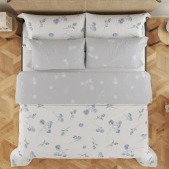 Pościele|Faro Pościel bawełniana w niezapominajki COTTAGE HOME 220x200 cm