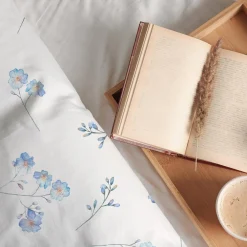 Pościele|Faro Pościel bawełniana w niezapominajki COTTAGE HOME 160x200 cm