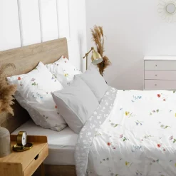 Faro Pościel bawełniana w polne kwiaty 220x200 cm