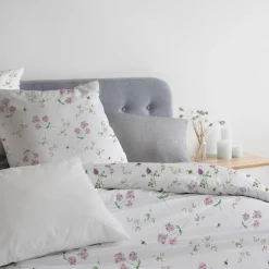 Faro Pościel bawełniana w różowe kwiaty COTTAGE HOME 160x200 cm