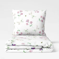 Pościele|Faro Pościel bawełniana w różowe kwiaty COTTAGE HOME 220x200 cm