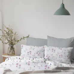 Pościele|Faro Pościel bawełniana w różowe kwiaty COTTAGE HOME 220x200 cm