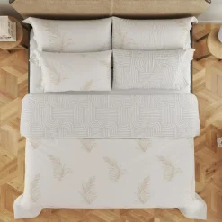 Faro Pościel bawełniana w trawy NATURAL BOHO 160x200 cm