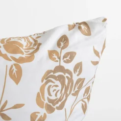 Pościele|Darymex Pościel bawełniana w złote róże JERSEYLOVE 160x200 cm