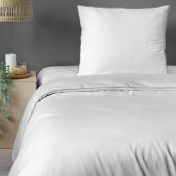 Pościele| Pościel z makosatyny biała PURE 140x200 cm