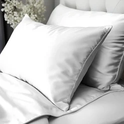 Pościele| Pościel z makosatyny biała PURE 220x200 cm