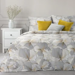 Eurofirany Pościel z satyny bawełnianej ELMIRA 160x200 cm