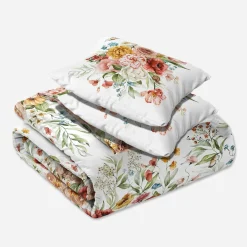 Pościele|Faro Pościel z satyny bawełnianej polne kwiaty NOBILE 220x200 cm