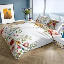 Pościele|Faro Pościel z satyny bawełnianej polne kwiaty NOBILE 220x200 cm
