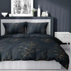 Pościele|inny Pościel z satyny bawełnianej w liście HOME SATIN 160x200 cm