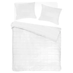 Darymex Pościel z satyny bawełnianej biała MARSELA 160x200 cm