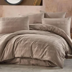 Pościele|Darymex Pościel z satyny bawełnianej jasny brąż MARSELA 220x200 cm