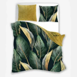 Faro Pościel z satyny bawełnianej liście strelicji NOBILE 140x200 cm