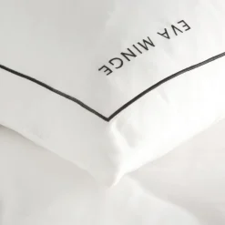 Pościele|EVA MINGE Pościel z satyny bawełnianej biała 220x200 cm