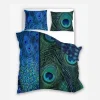 Faro Pościel z satyny bawełnianej pawie oko NOBILE 160x200 cm