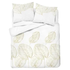 Pościel z satyny bawełnianej w liście HOME SATIN 220x200 cm