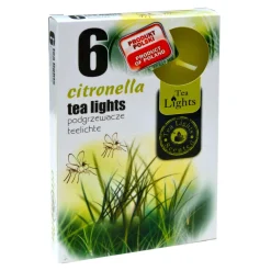 Świece, Świeczniki I Latarenki| Podgrzewacze zapachowe CITRONELLA, 6 szt.