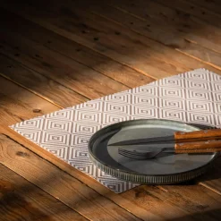 inny Podkładka na stół beżowa 30x45 cm