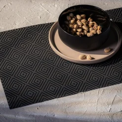 Podkładki Na Stół|inny Podkładka na stół czarna 30x45 cm