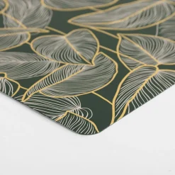 inny Podkładka na stół LIŚCIE zielona 43,5x28,5 cm