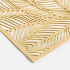 inny Podkładka na stół LIŚCIE złote 30x45 cm