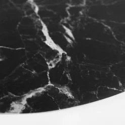 Podkładki Na Stół|inny Podkładka na stół okrągła czarna 38 cm