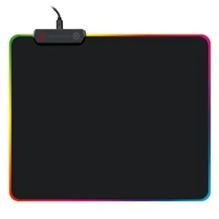 PLATINET S.A. Podkładka pod mysz gamingowa podświetlana LED czarna OVMPLB VARR