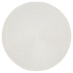 Podkładka stołowa okrągła biała 38 cm