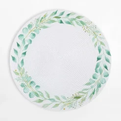 inny Podkładka stołowa okrągła w listki 38 cm