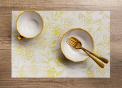 Podkładki Na Stół|Estetica Podkładka stołowa w żółte kwiaty FLOWERS 30x45 cm